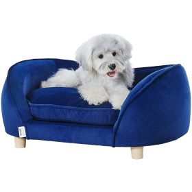 VEVOR Pet Sofa Dog Couch for Medium-Sized Dogs and Cats Dog Sofa Bed 81 lbs (Model: Medium, Color: Blue)